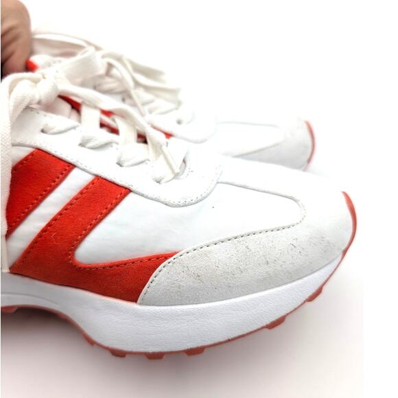 Urban Sport by JSlides Janey Sneaker Shoes Women's White/Red Size US6M EU36.5 - Picture 8 of 14